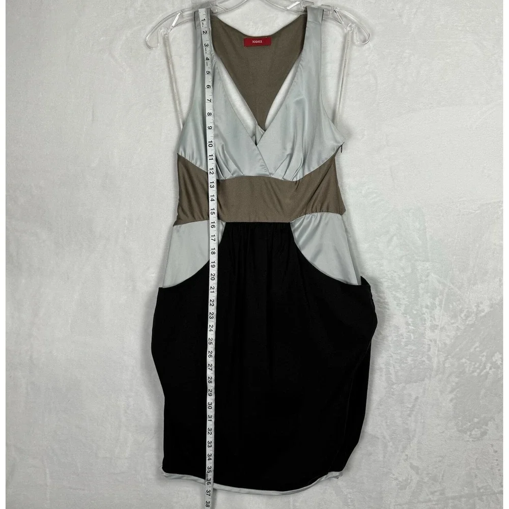 Saks 5th Avenue Iodice‎ Mini Dress Size XS Racerback Colorblock Sexy Party